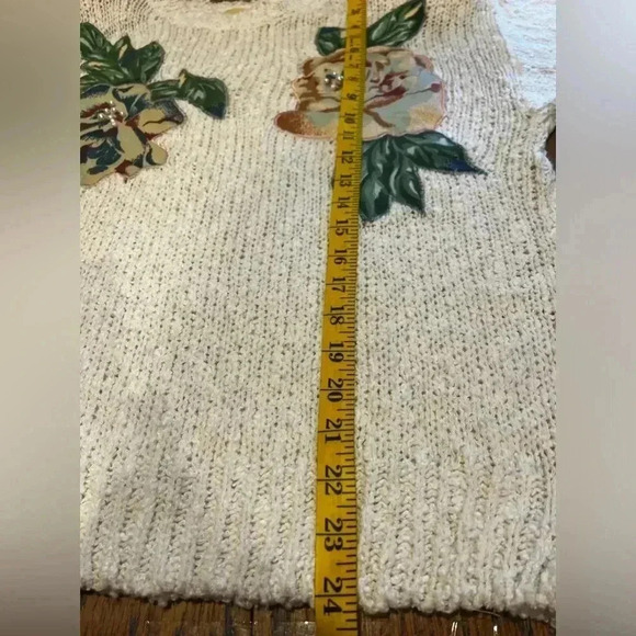 VINTAGE CROSS ROADS Short sleeves  knit 🌸 size S - Picture 4 of 7